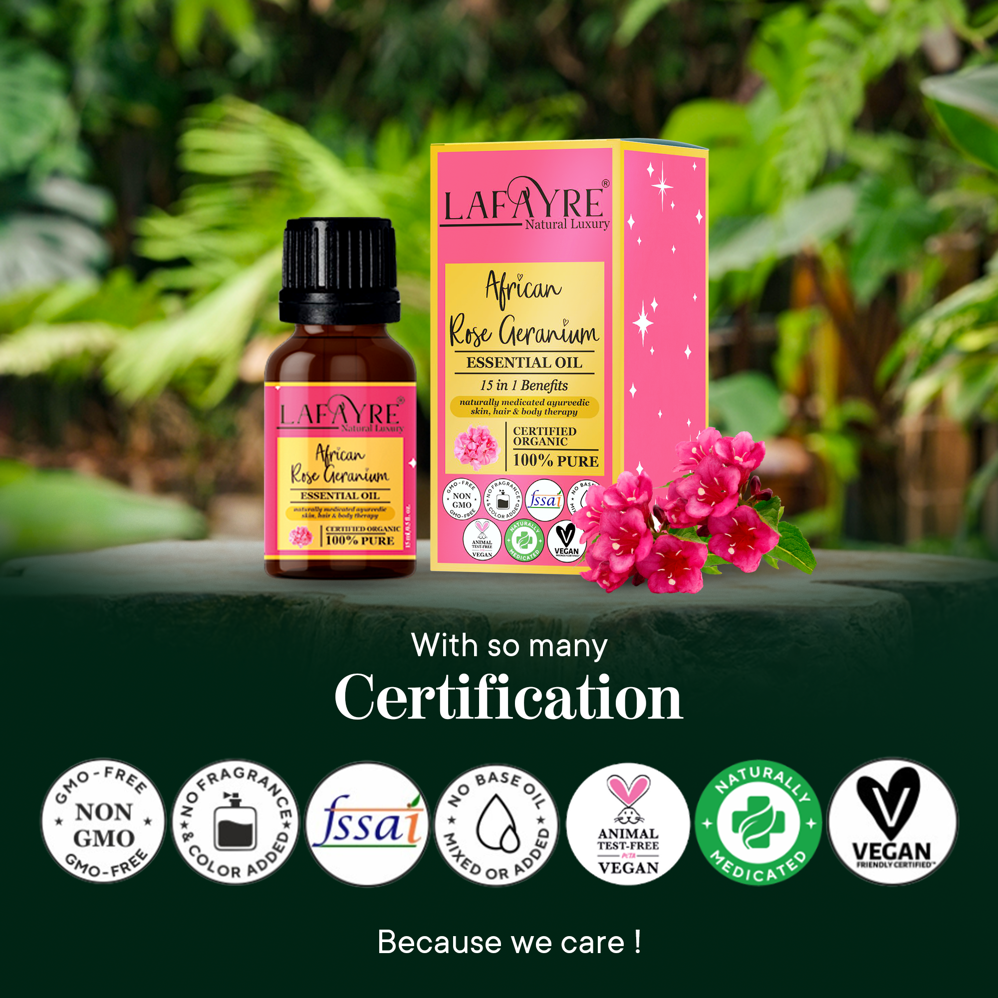 Rose Geranium Certificate