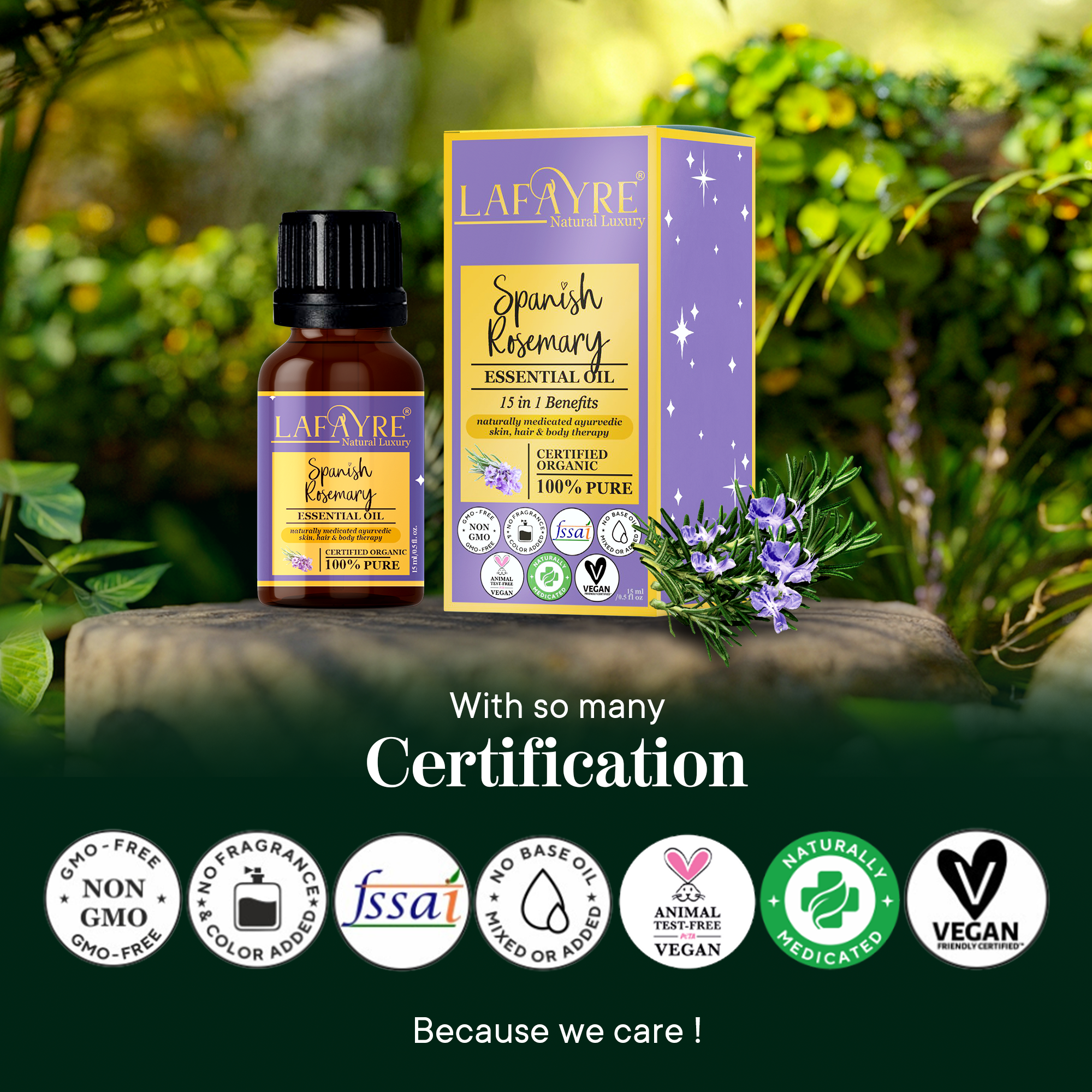 Spanish Rosemary Essential Oil Certificate