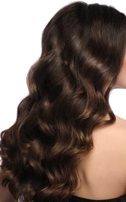 beautiful long curly hair