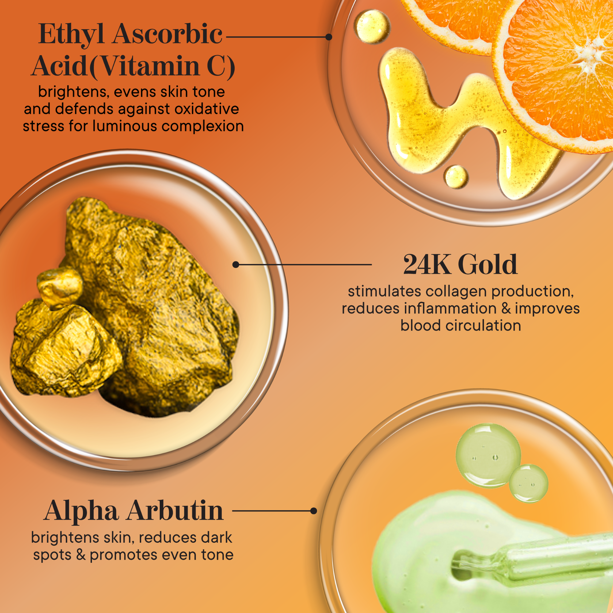 See the Radiance 16 in 1 Vitamin C Face Serum + 24 k Gold