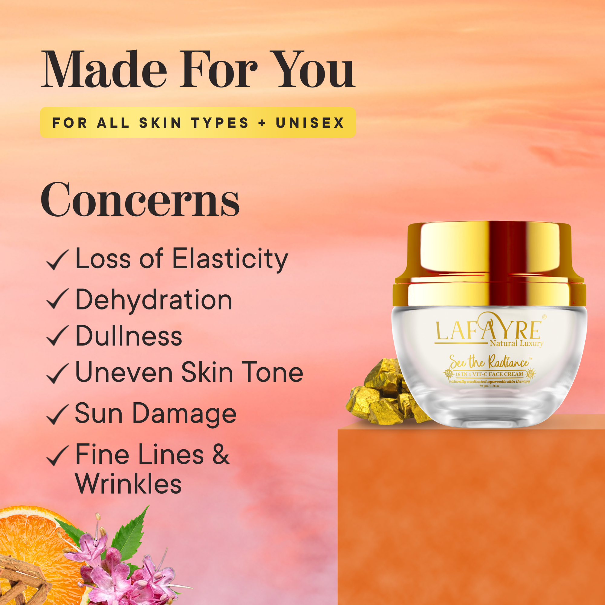 See the Radiance 16 in 1 Vitamin C + SPF 15 + 24 k Gold - Face Cream
