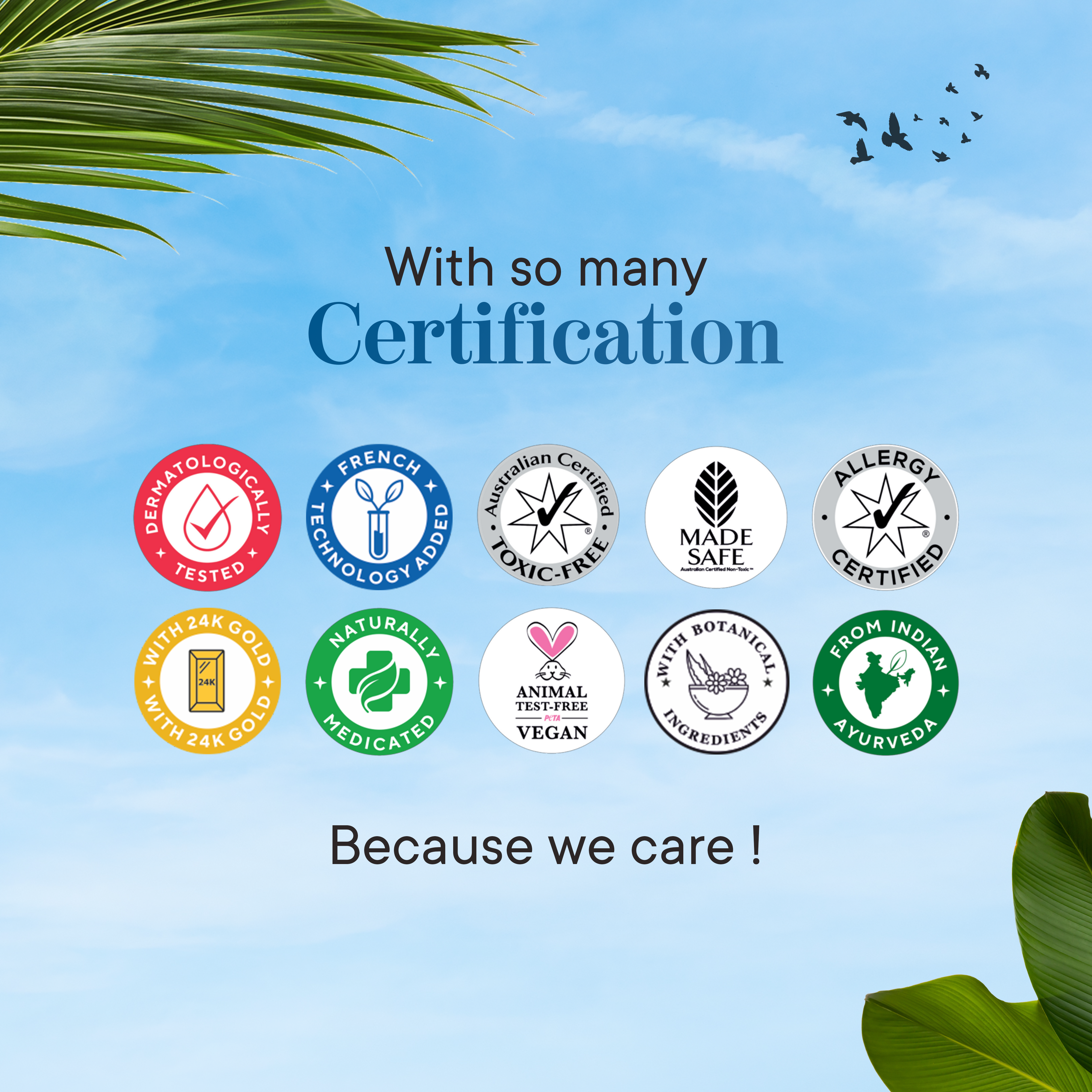 Aqualicious Face Cream Certificates