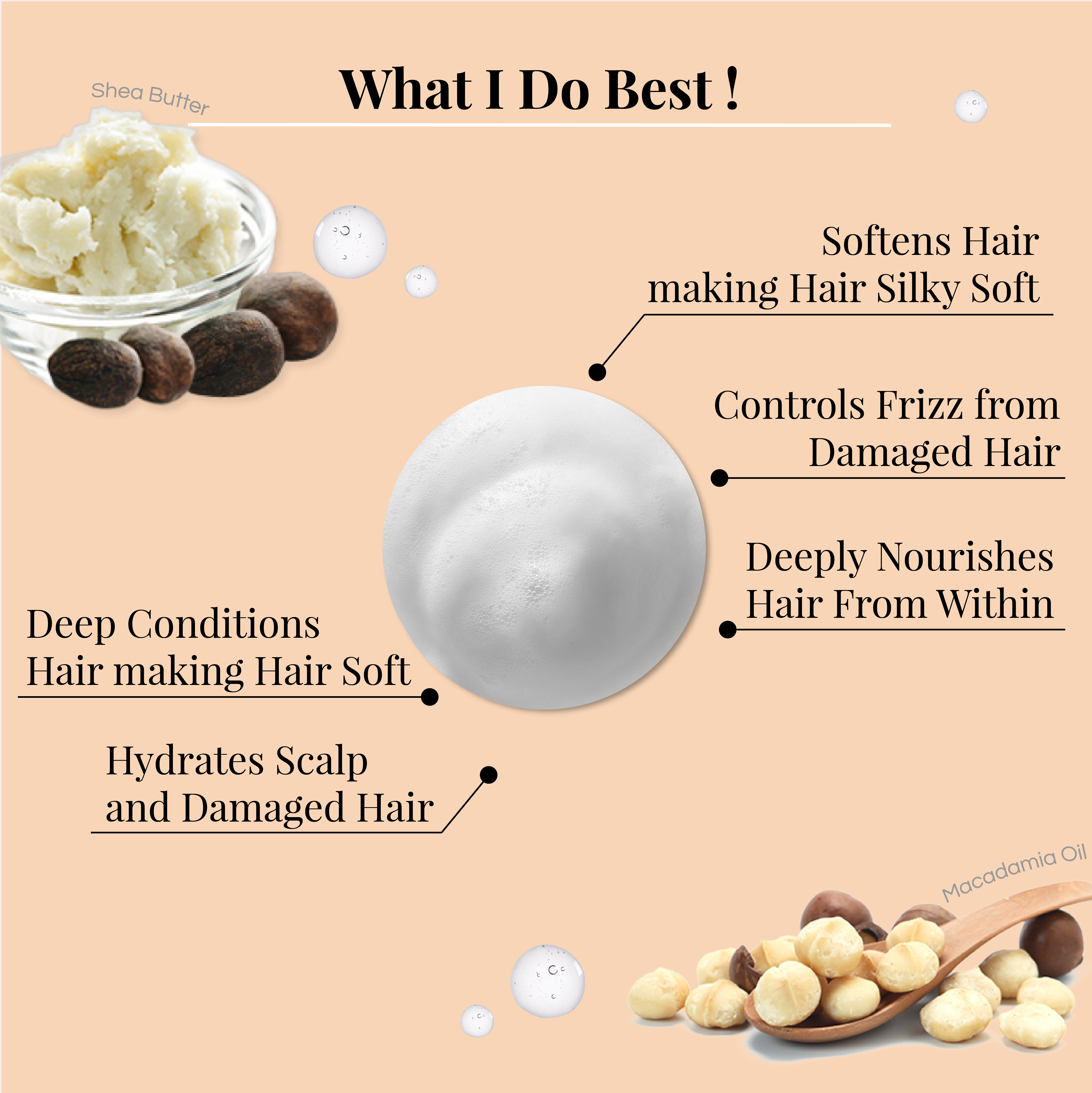 Macadamia Oil & Shea Butter Deep Conditioning Shampoo - LAFAYRE