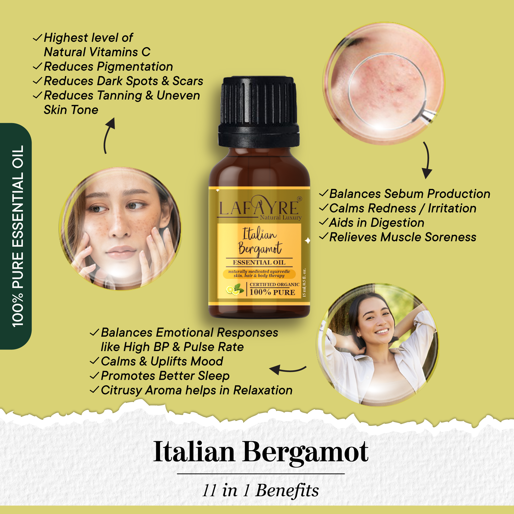 Italian Bergamot Essential Oil Benefits