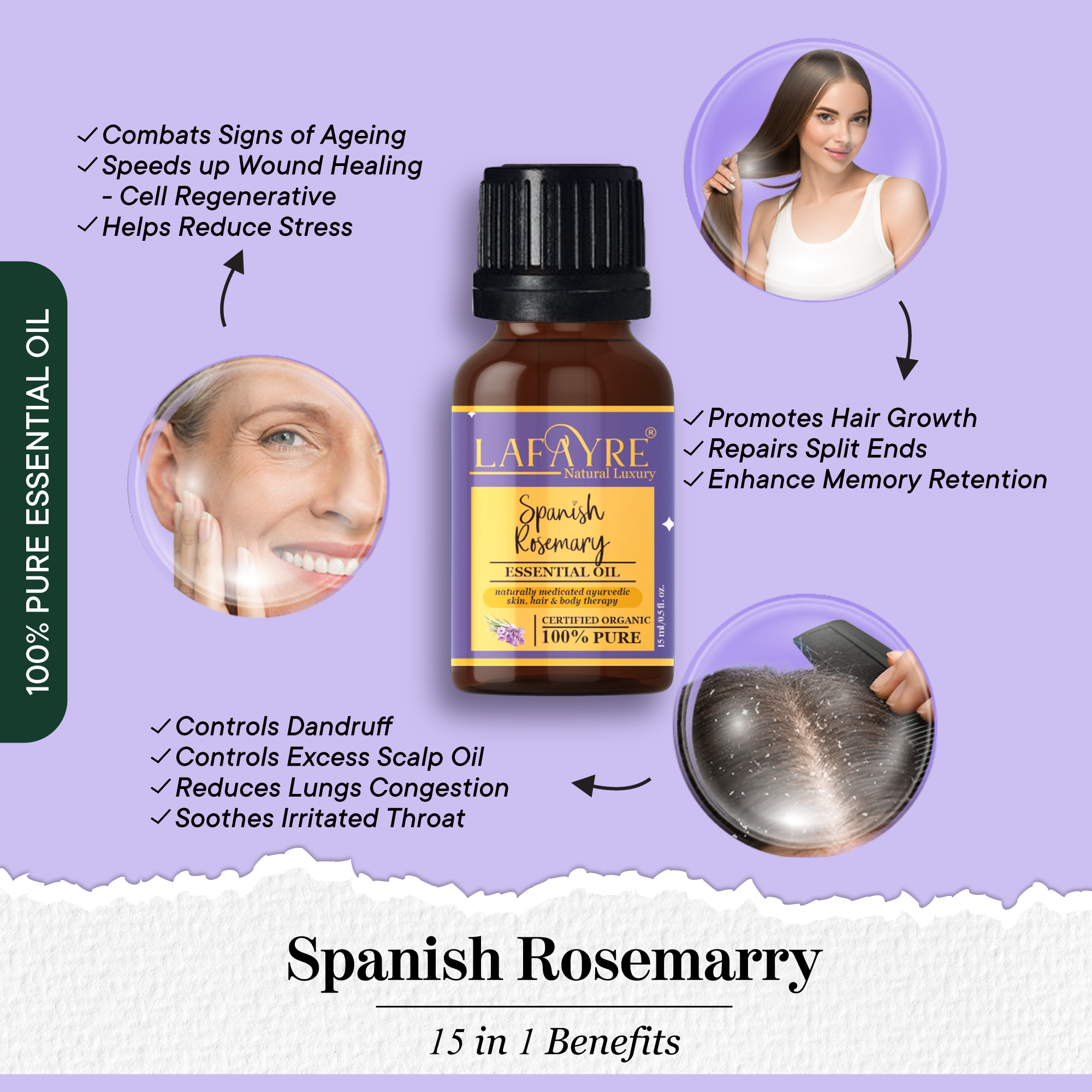 Spanish Rosemary Essential Oil Benefits