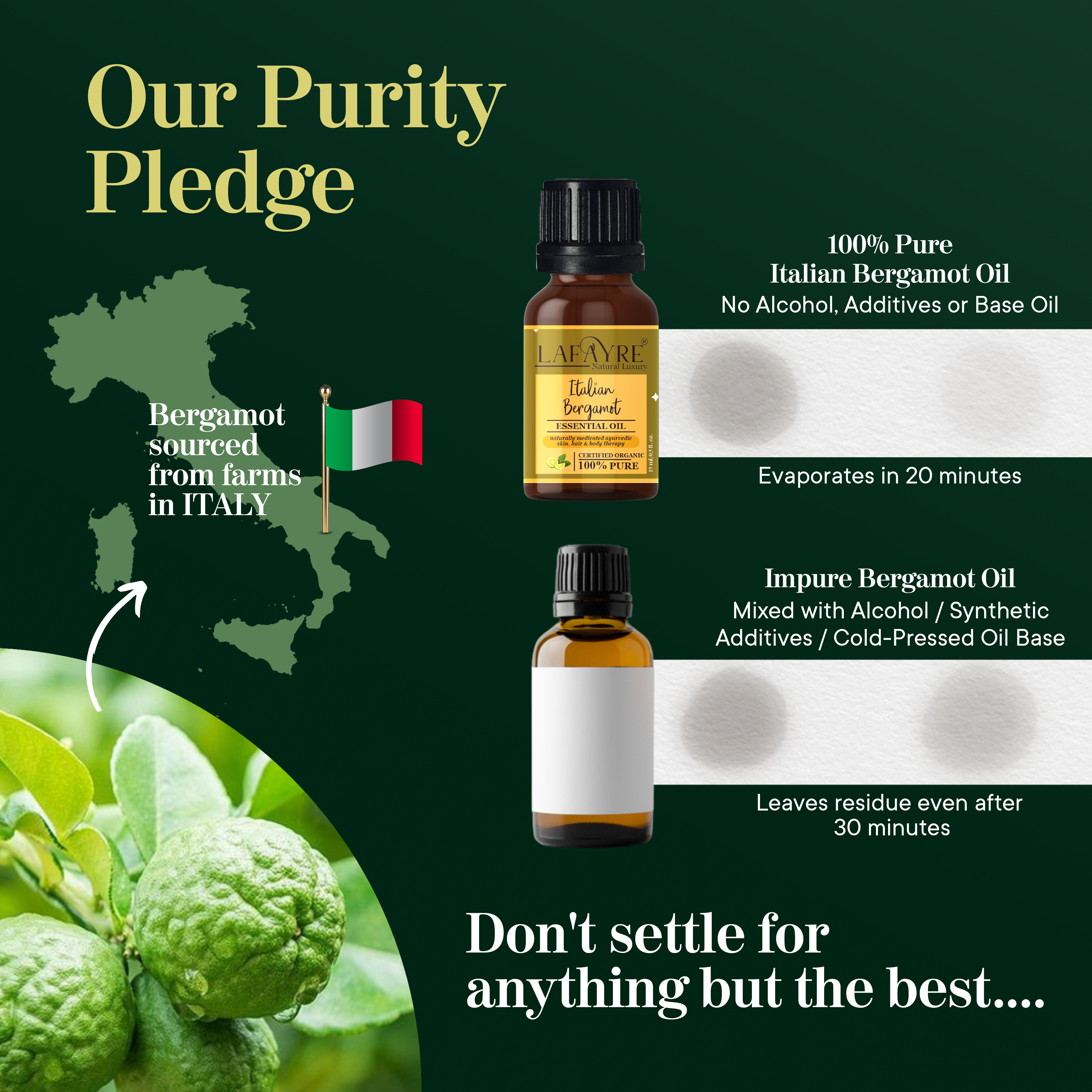 Italian Bergamot Essential Oil Pledge