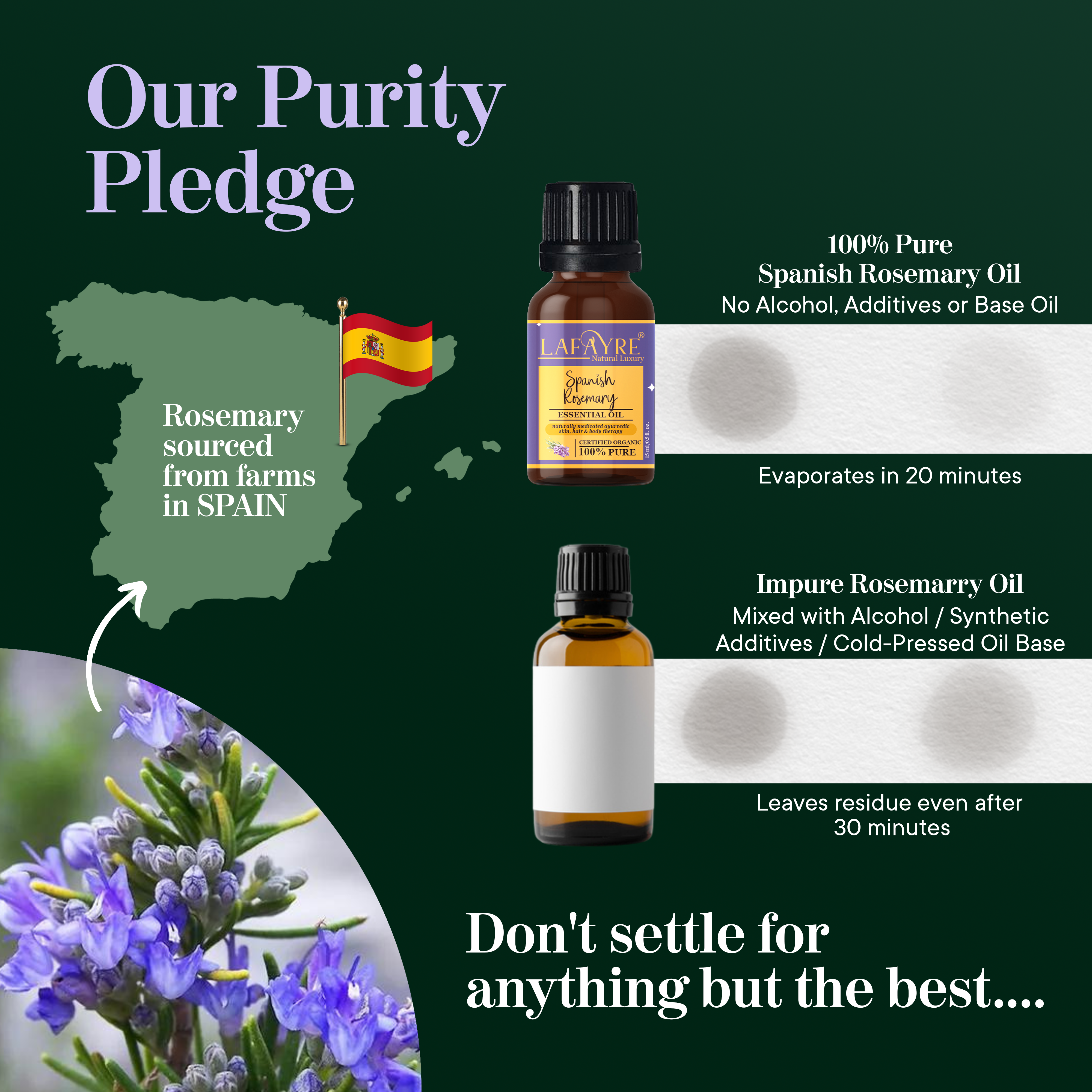Spanish Rosemary Essential Oil Pledge