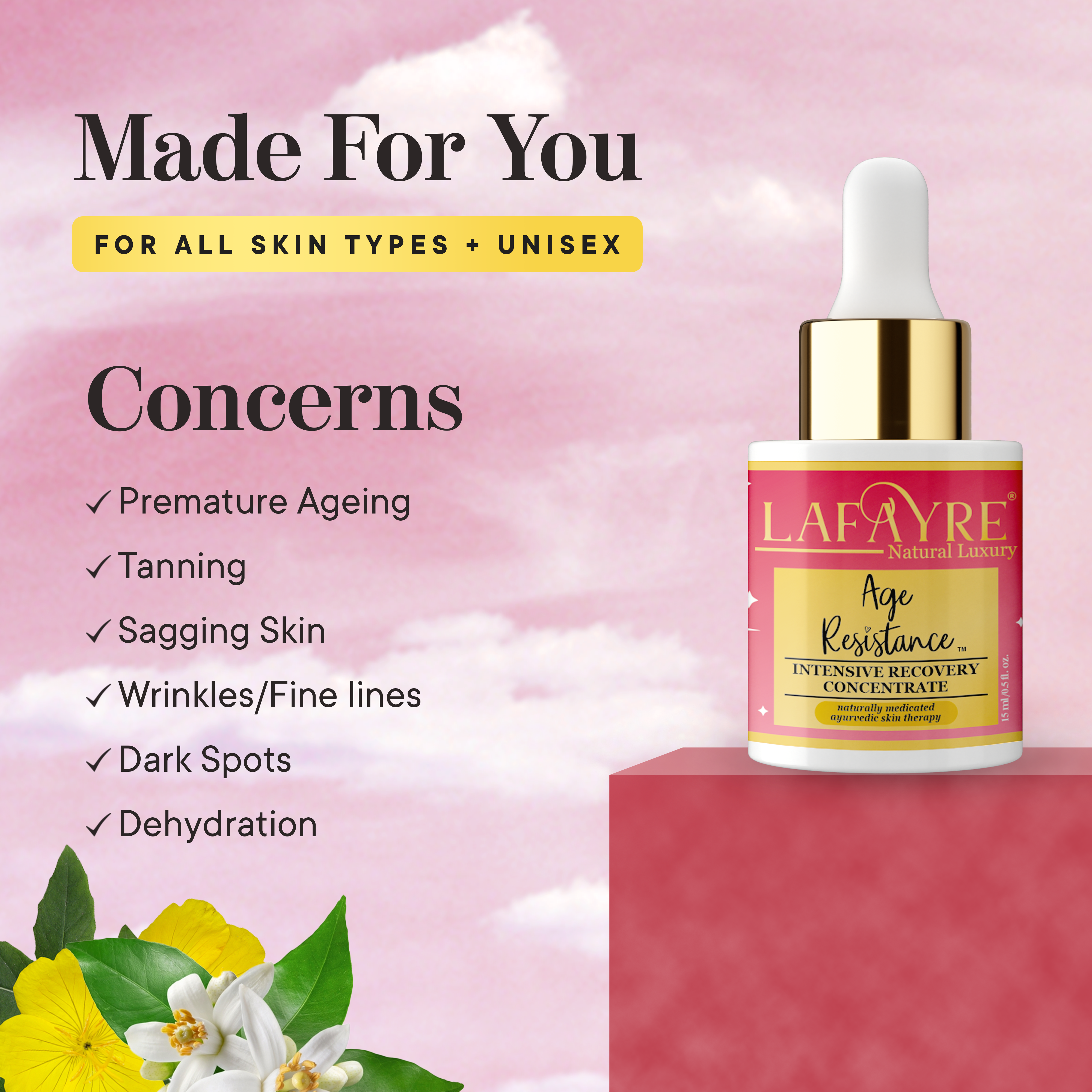Age Resistance Concentrated oil Concerns